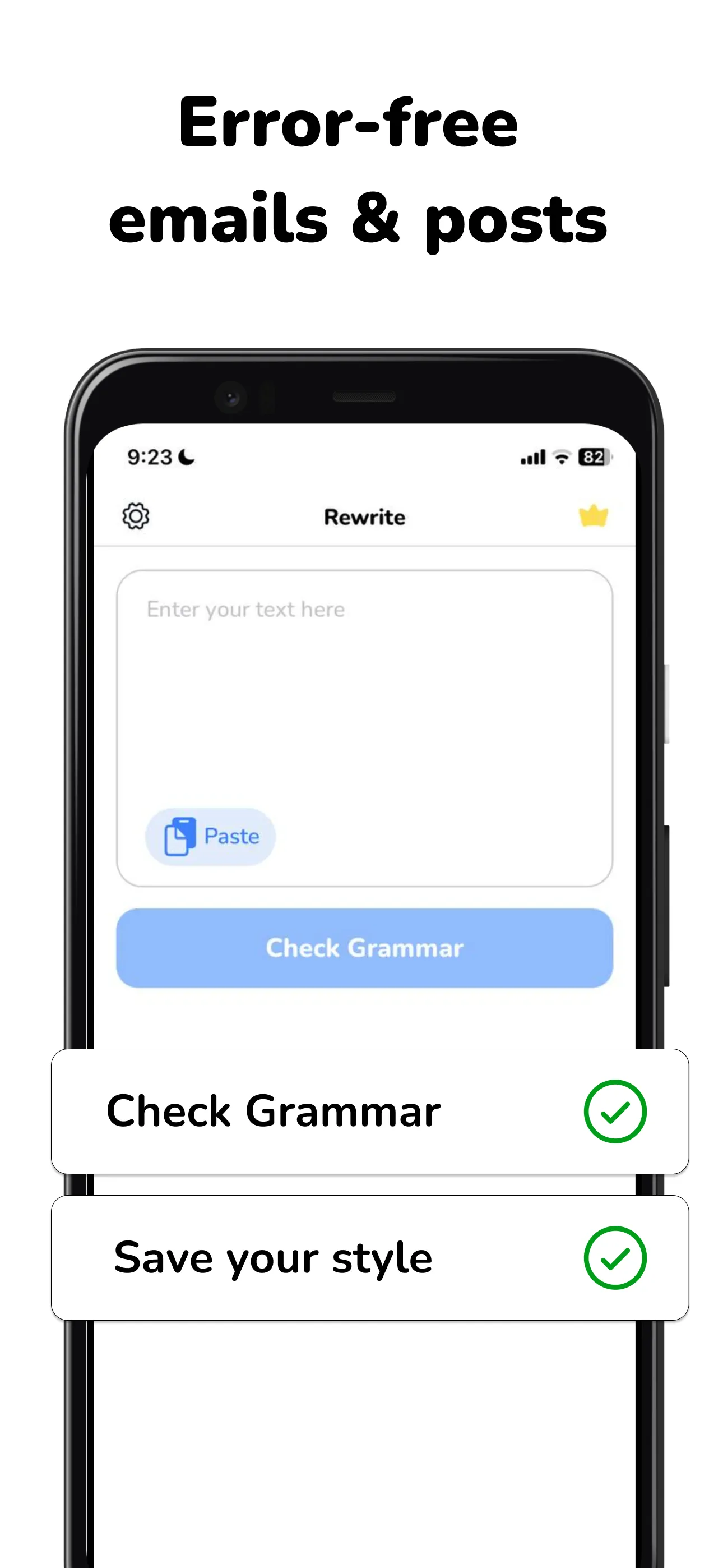 Rewrite: Grammar Check | Indus Appstore | Screenshot