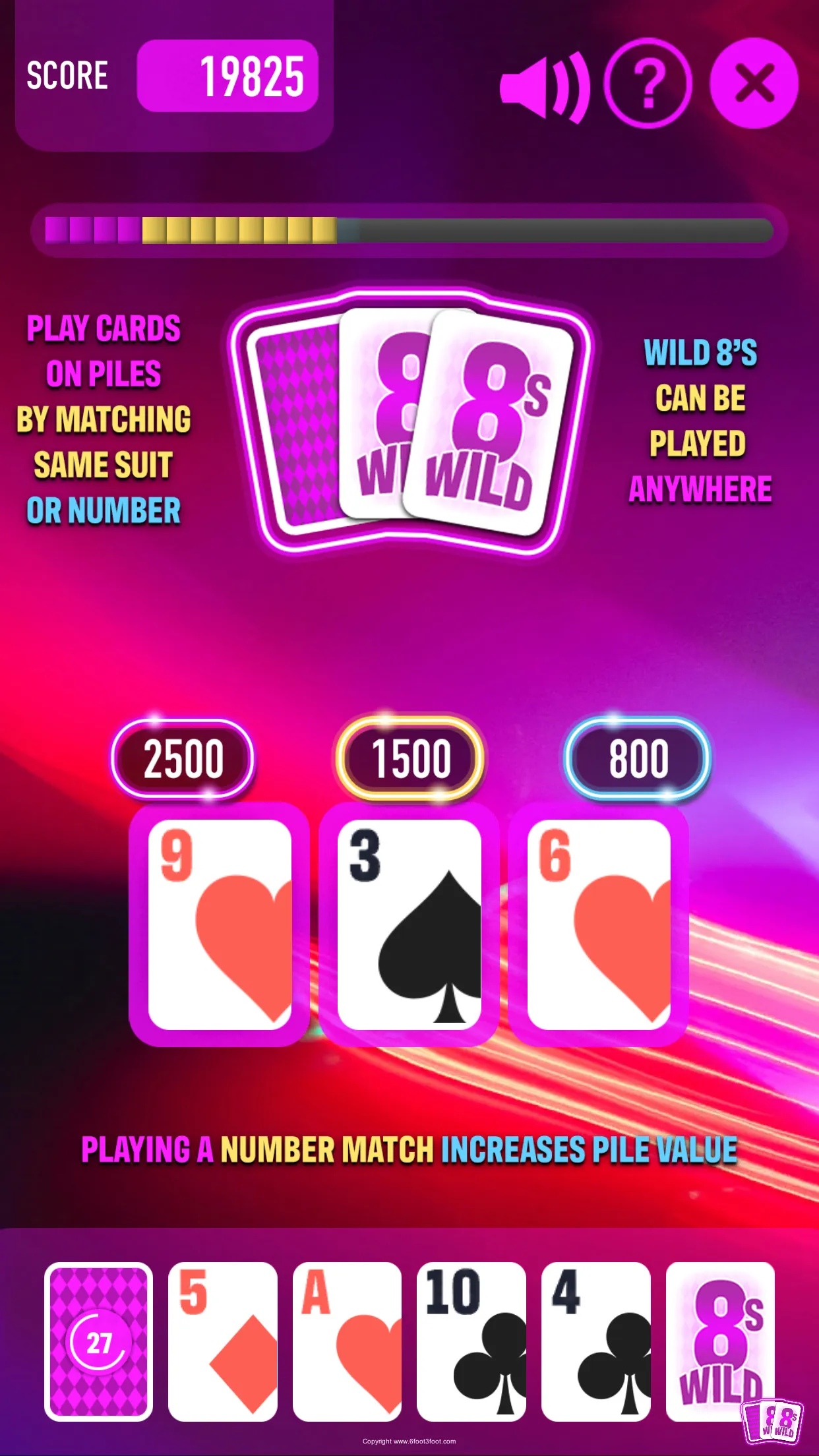 8's Wild! Solitaire | Indus Appstore | Screenshot