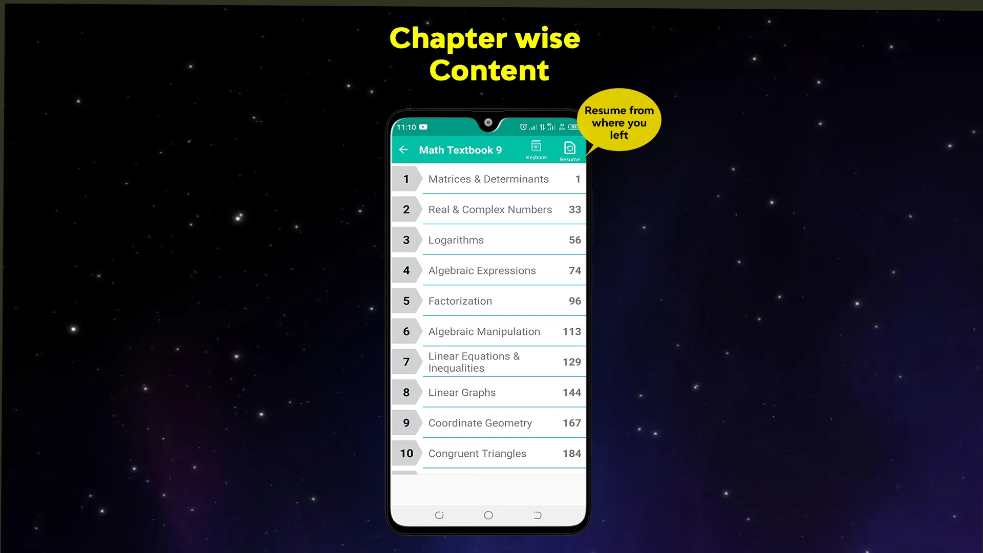 Key & Textbook Mathematics 9 | Indus Appstore | Screenshot