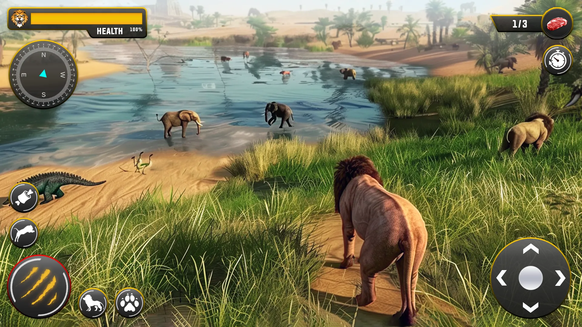 Lion Games 3D Animal Simulator | Indus Appstore | Screenshot