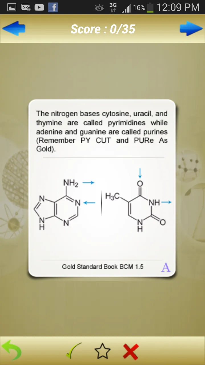 MCAT Biochemistry Flashcards | Indus Appstore | Screenshot