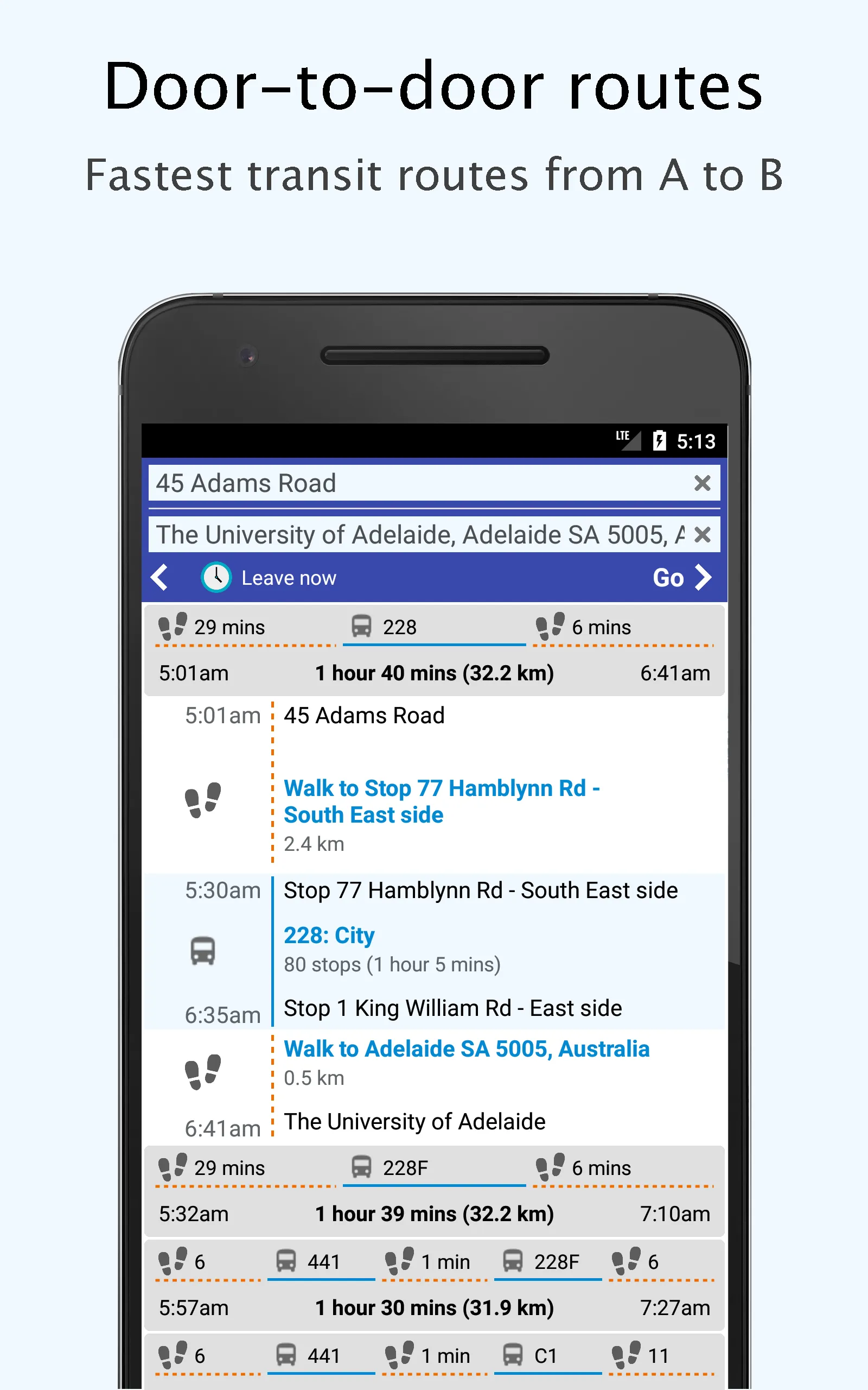 Adelaide Public Transit | Indus Appstore | Screenshot