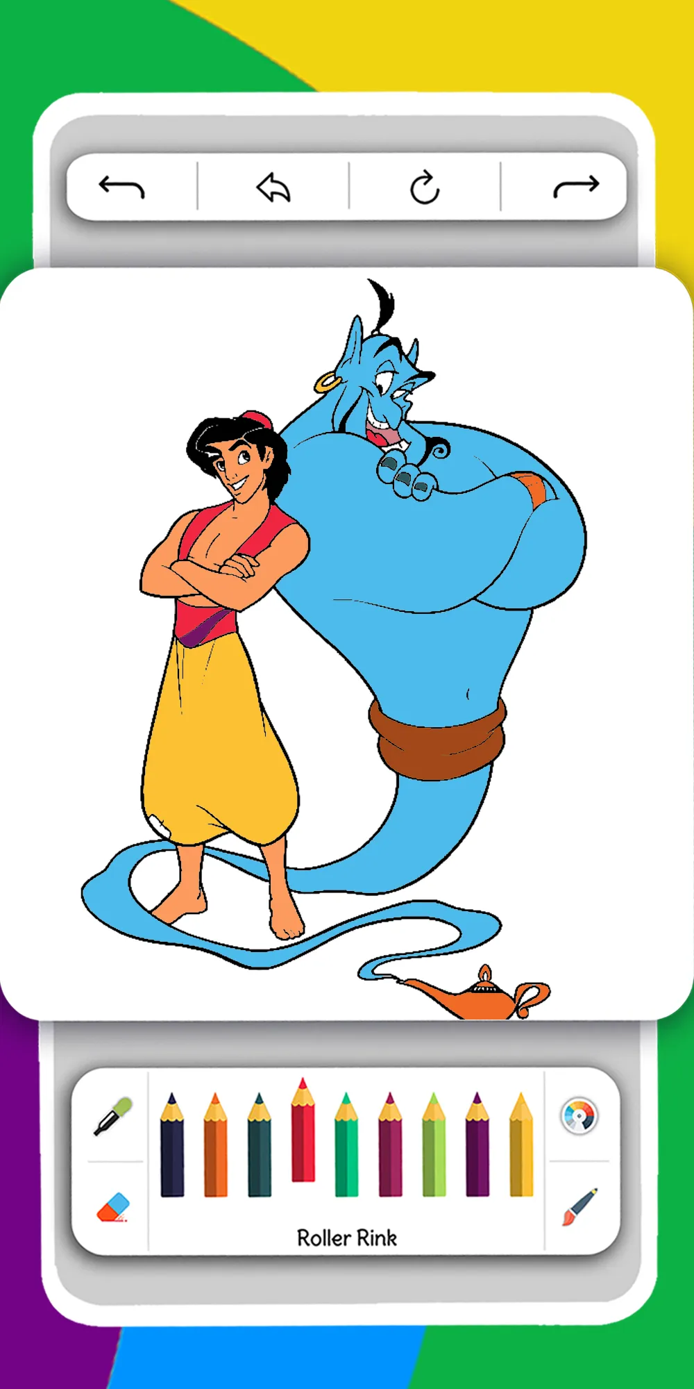 Aladdin Coloring Book game fro | Indus Appstore | Screenshot