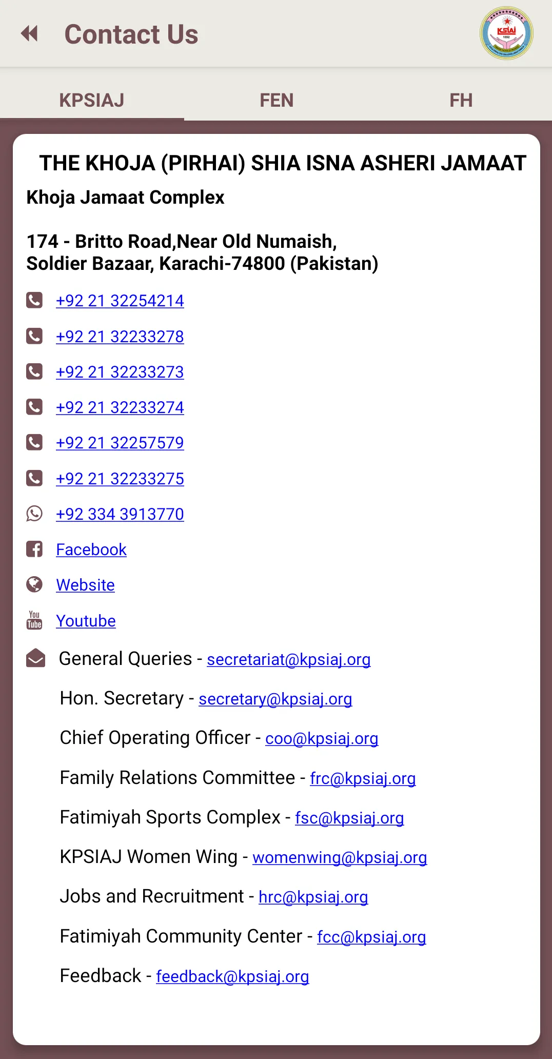 KPSIAJ Connect | Indus Appstore | Screenshot