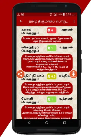 Tamil Marriage Porutham | Indus Appstore | Screenshot