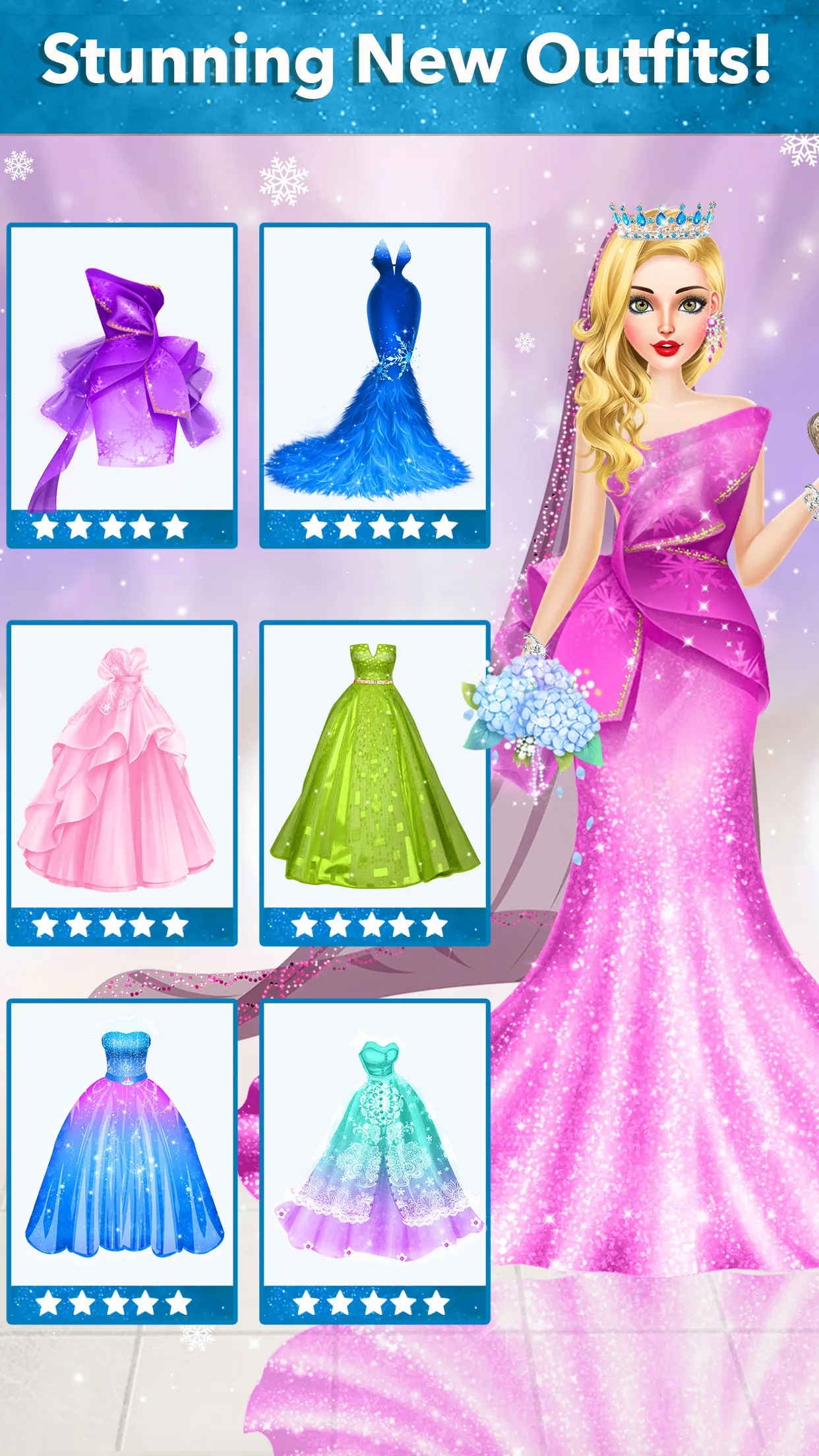 Ice Princess Wedding Dress Up | Indus Appstore | Screenshot