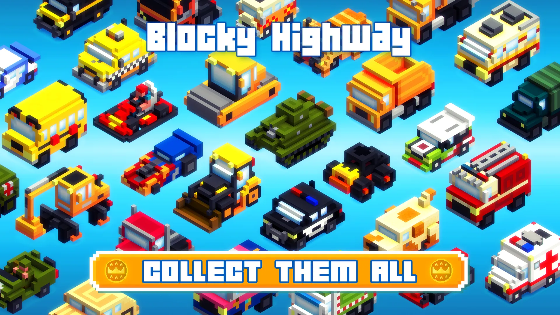 Blocky Highway: Traffic Racing | Indus Appstore | Screenshot