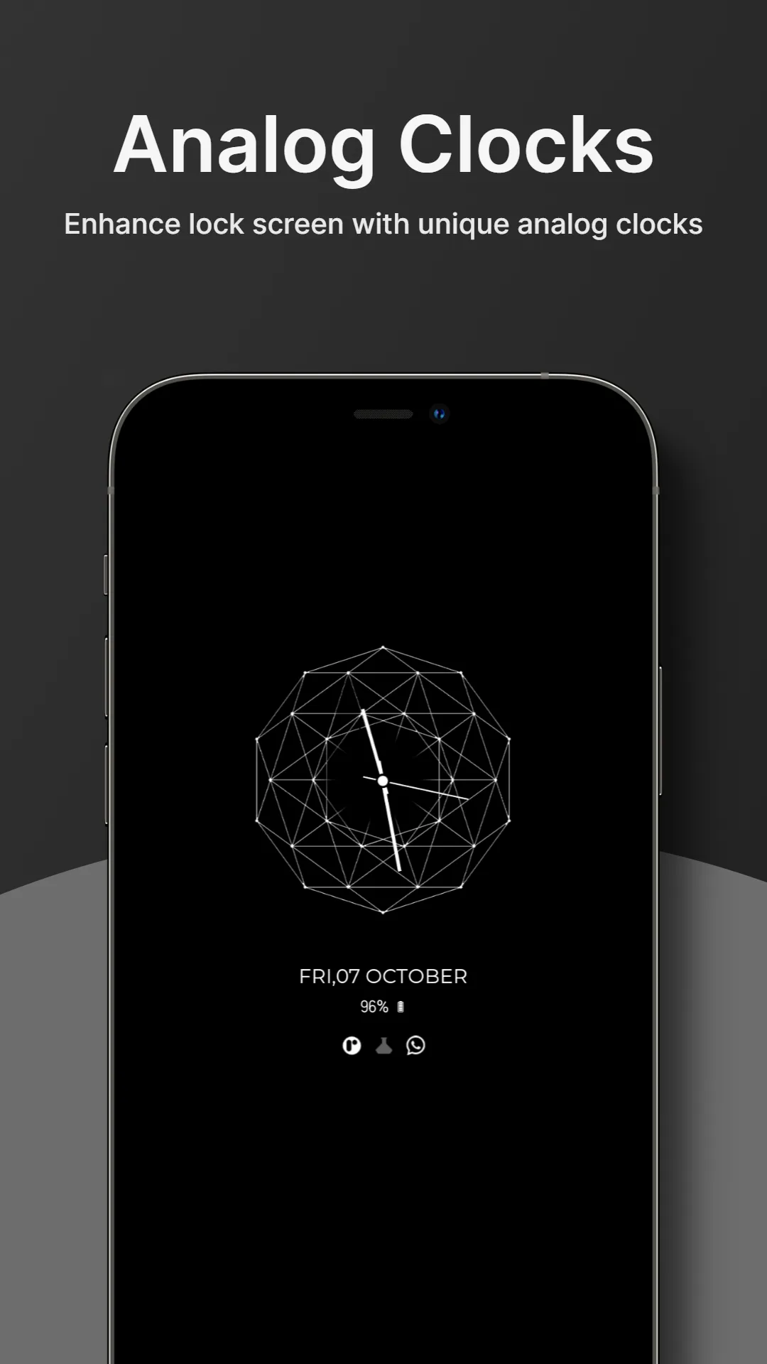 Always On Display Clock Widget | Indus Appstore | Screenshot