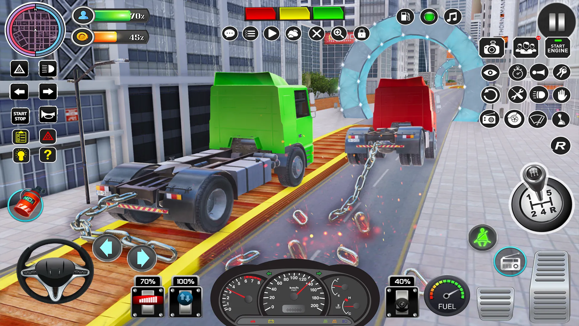 Chained Car Racing Stunts Game | Indus Appstore | Screenshot