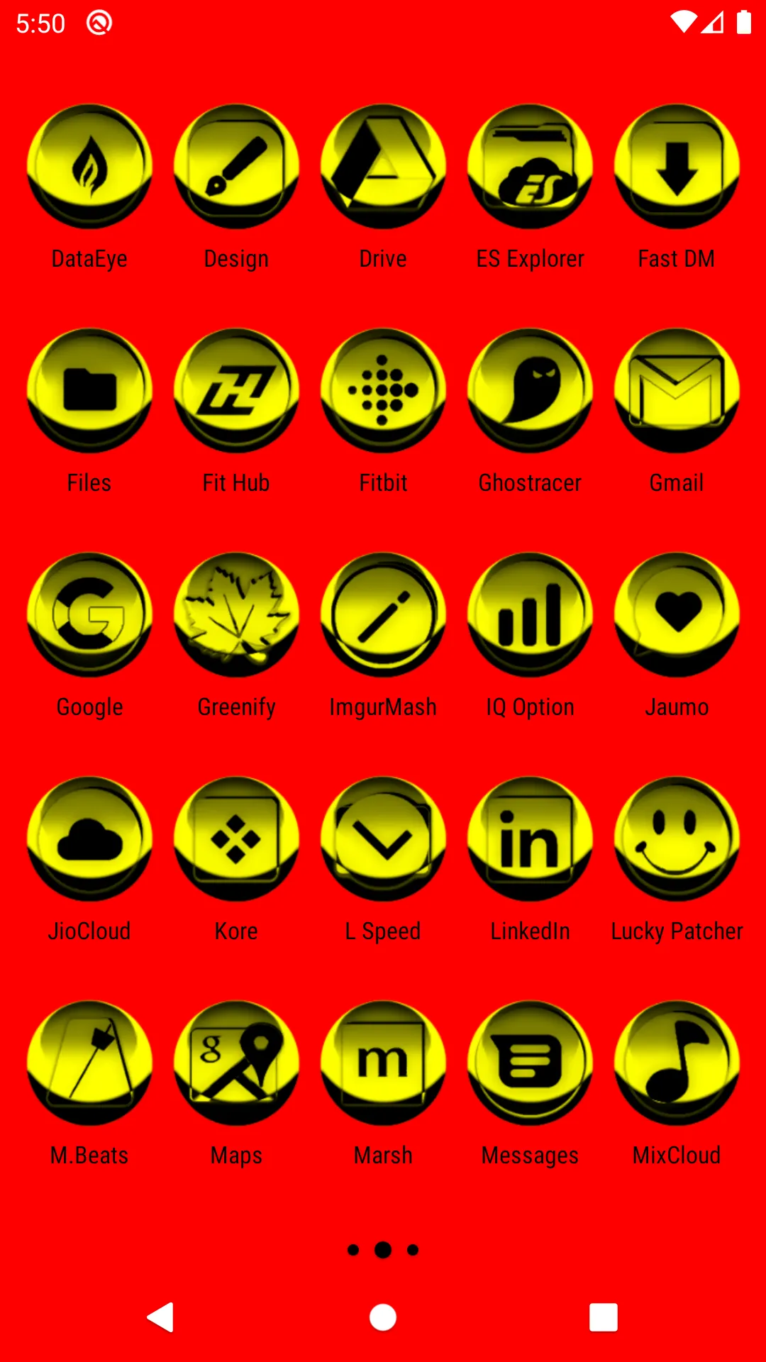 Yellow Icon Pack Style 3 | Indus Appstore | Screenshot