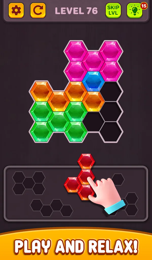 Hexa Block Puzzle: Tangram Puz | Indus Appstore | Screenshot