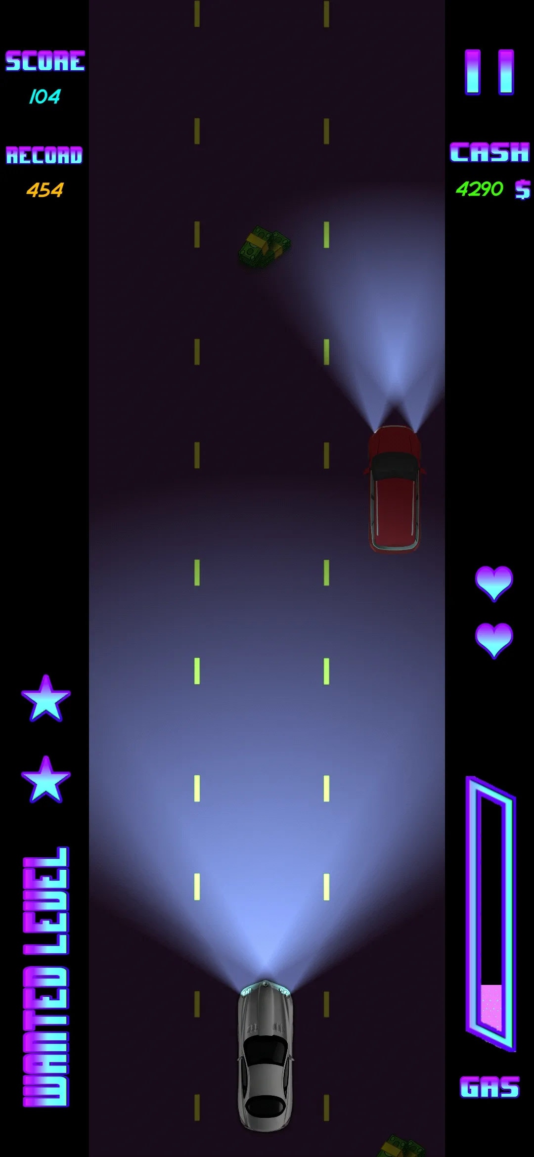 Neon Pursuit | Indus Appstore | Screenshot