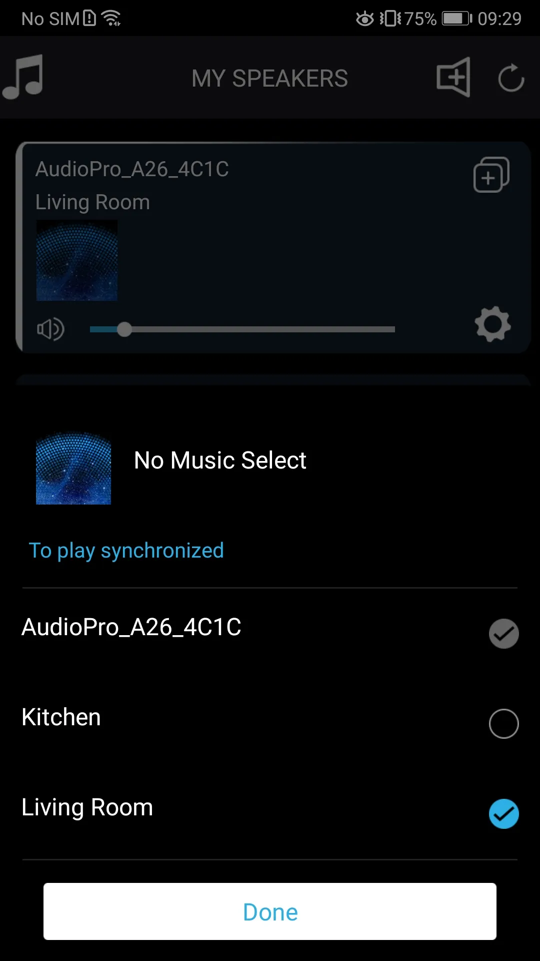 Audio Pro Control | Indus Appstore | Screenshot