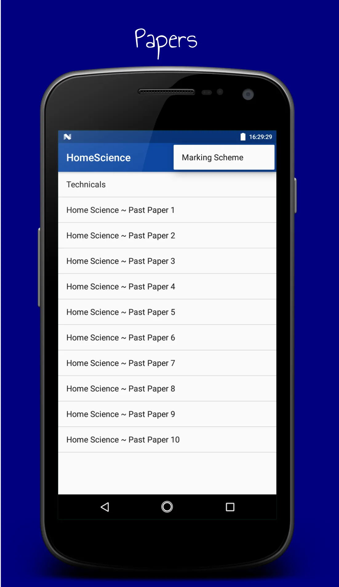 HomeScience Notes&Papers F1-F4 | Indus Appstore | Screenshot