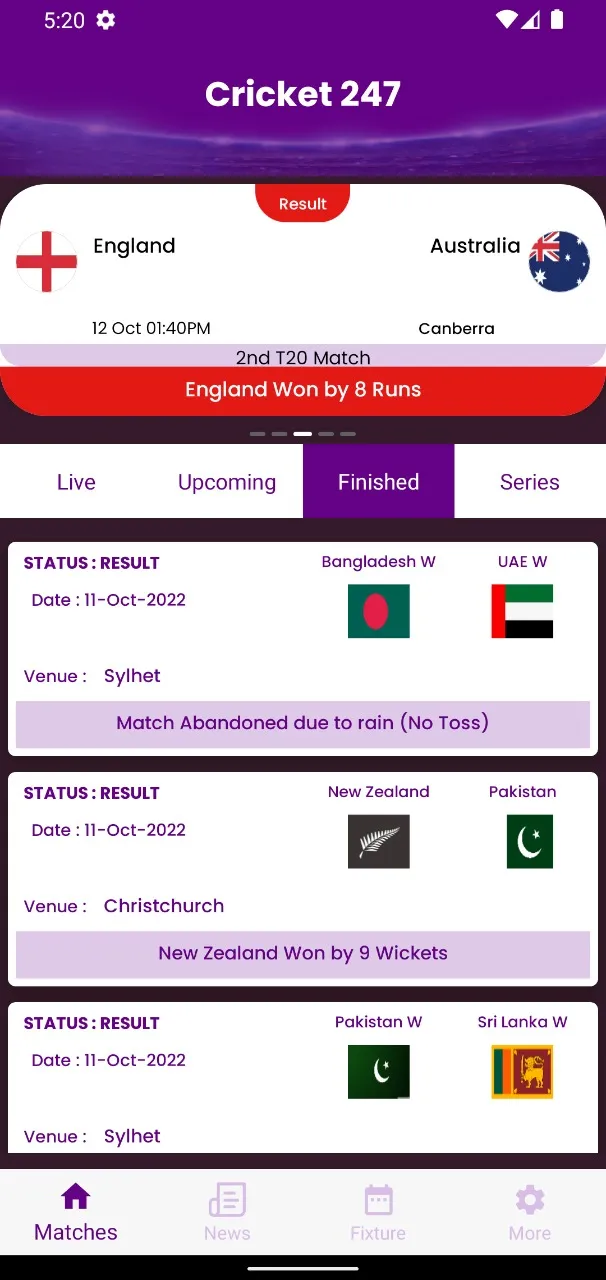 Cricket 247- Fastest Cricket | Indus Appstore | Screenshot