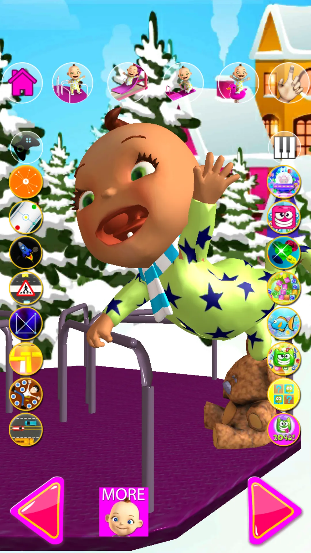 Talking Babsy Baby Xmas Games | Indus Appstore | Screenshot