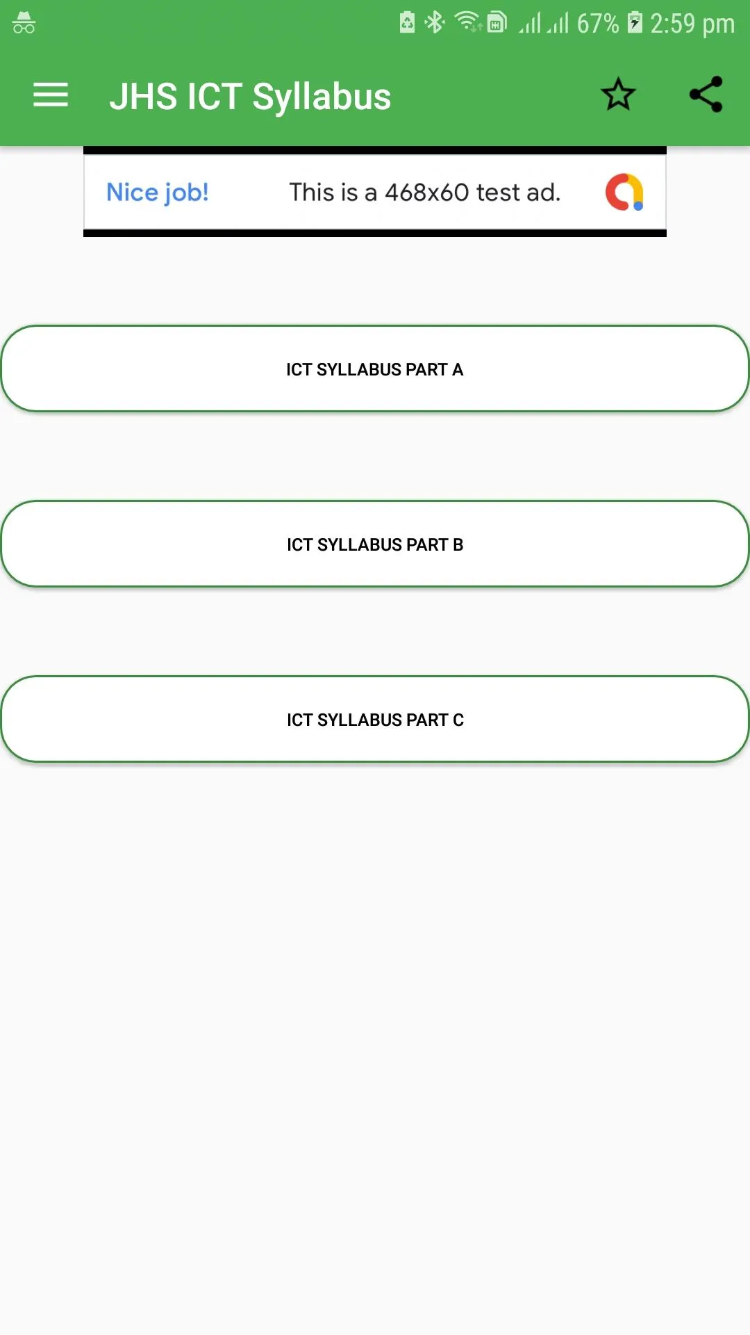 JHS ICT Syllabus | Indus Appstore | Screenshot