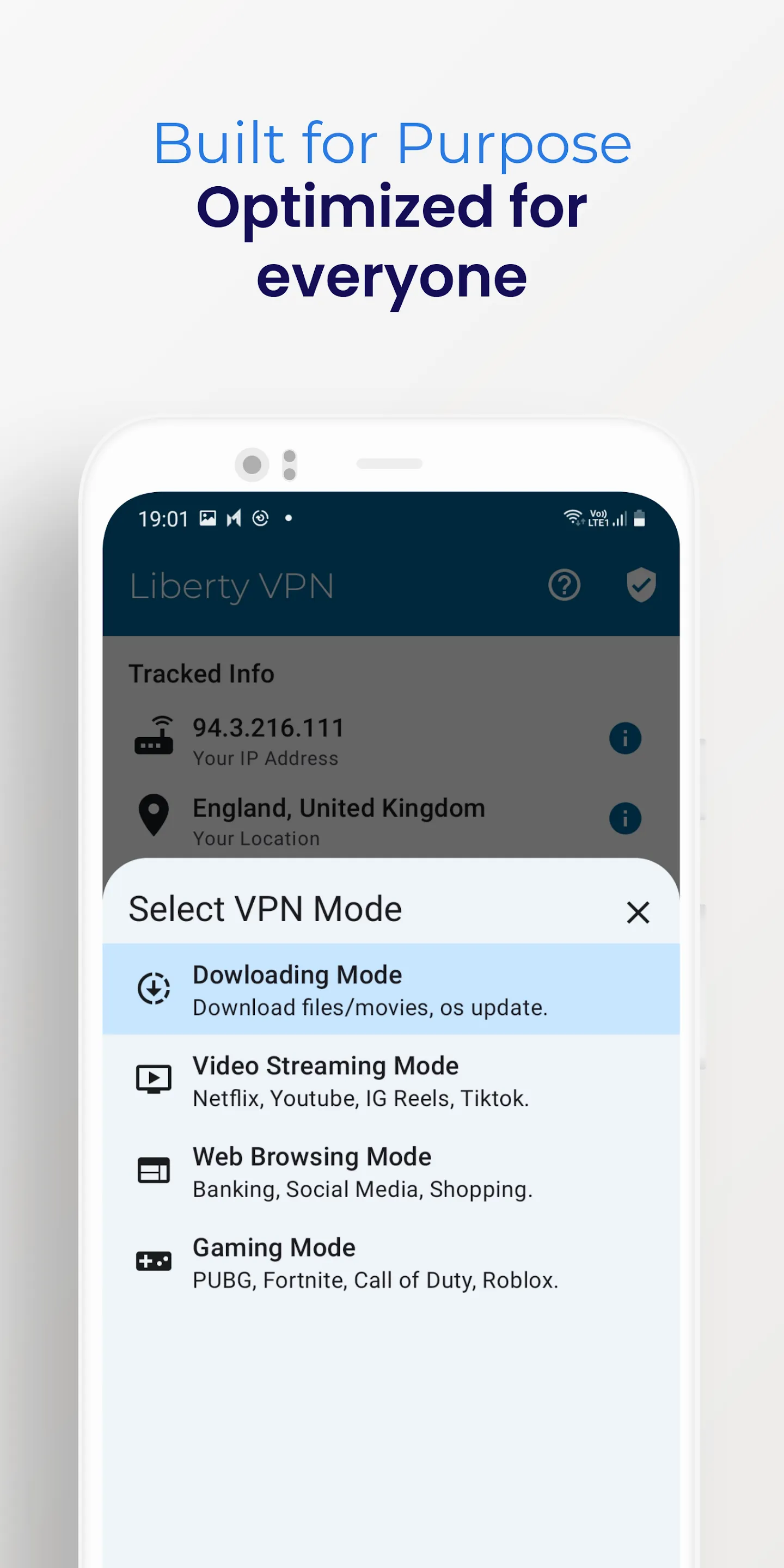 Liberty VPN Secure & Fast VPN | Indus Appstore | Screenshot