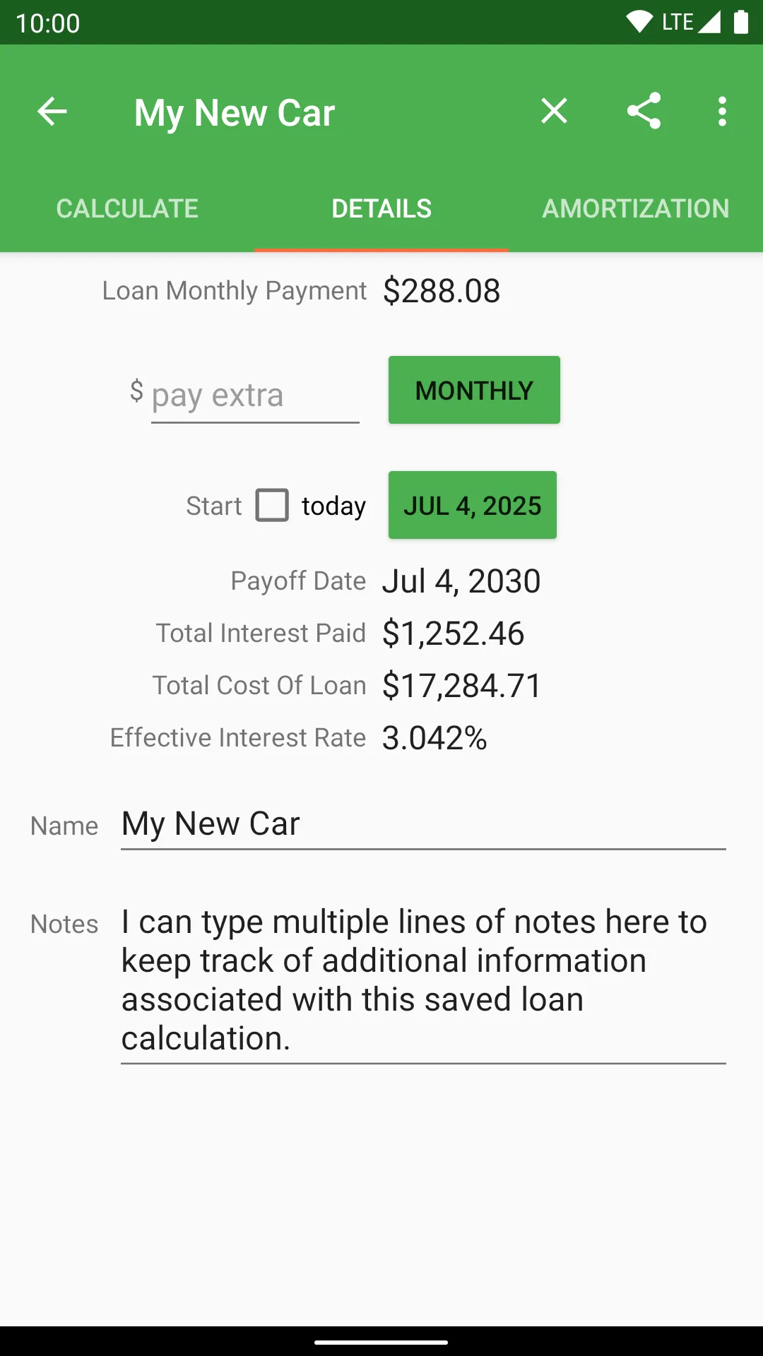 Auto Loan Calculator | Indus Appstore | Screenshot