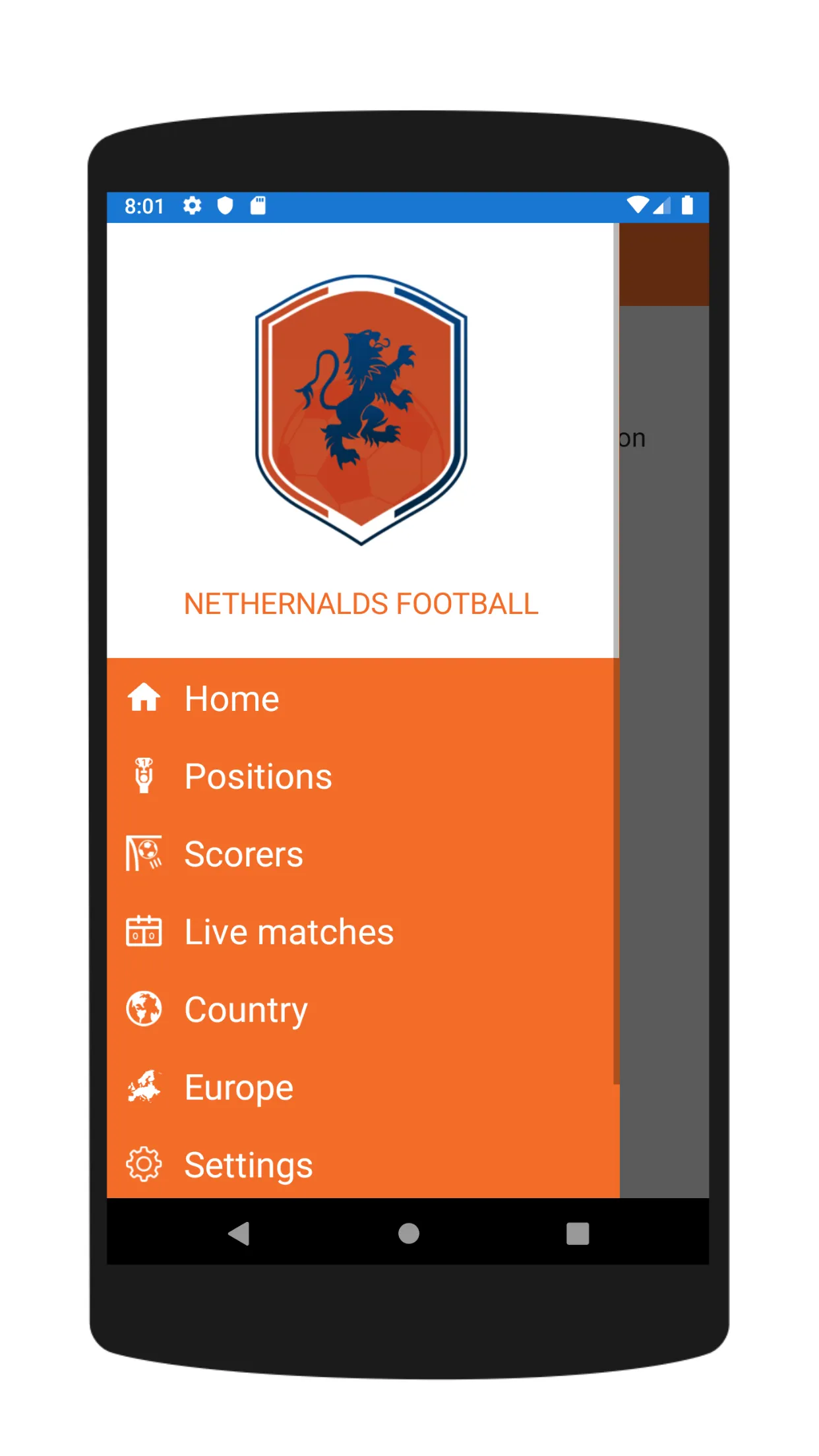 Netherlands Soccer live | Indus Appstore | Screenshot