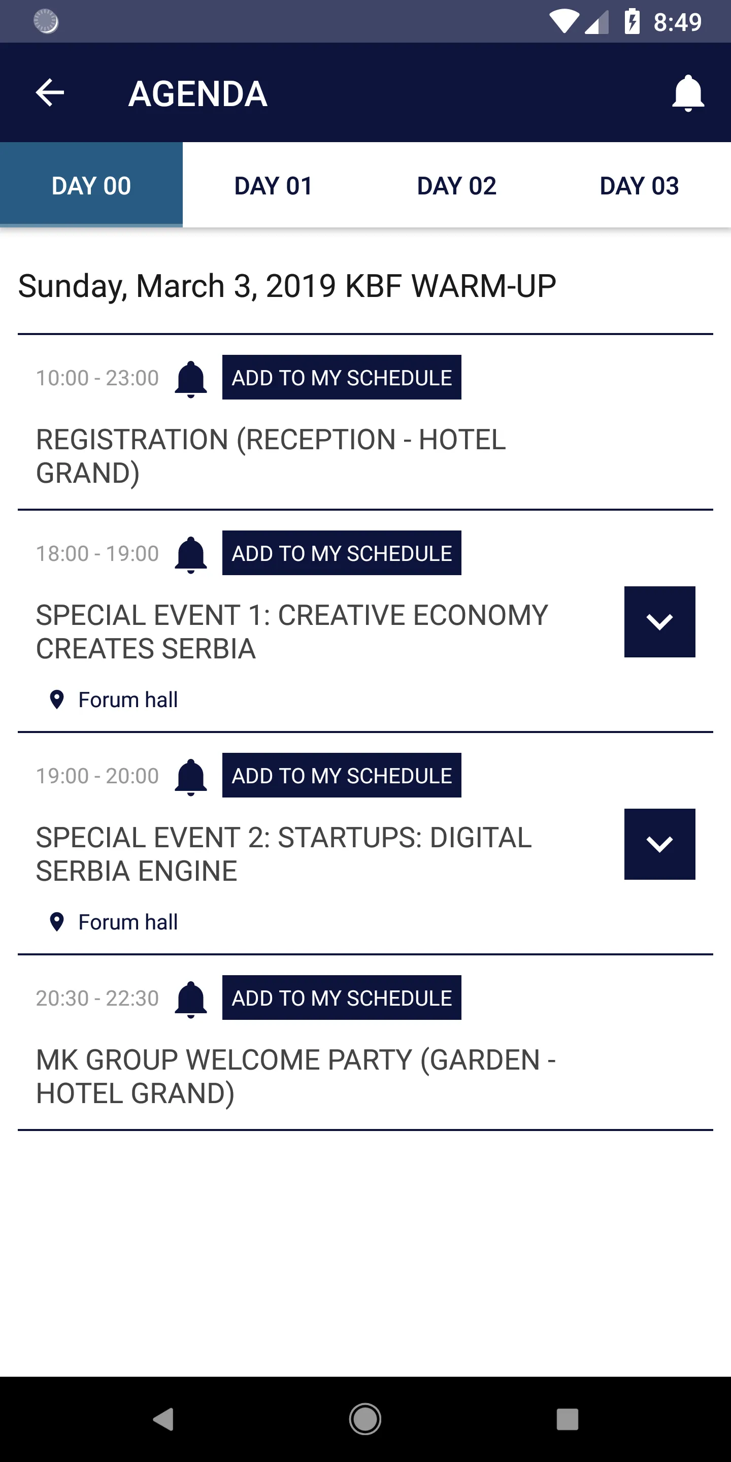 Kopaonik Business Forum | Indus Appstore | Screenshot