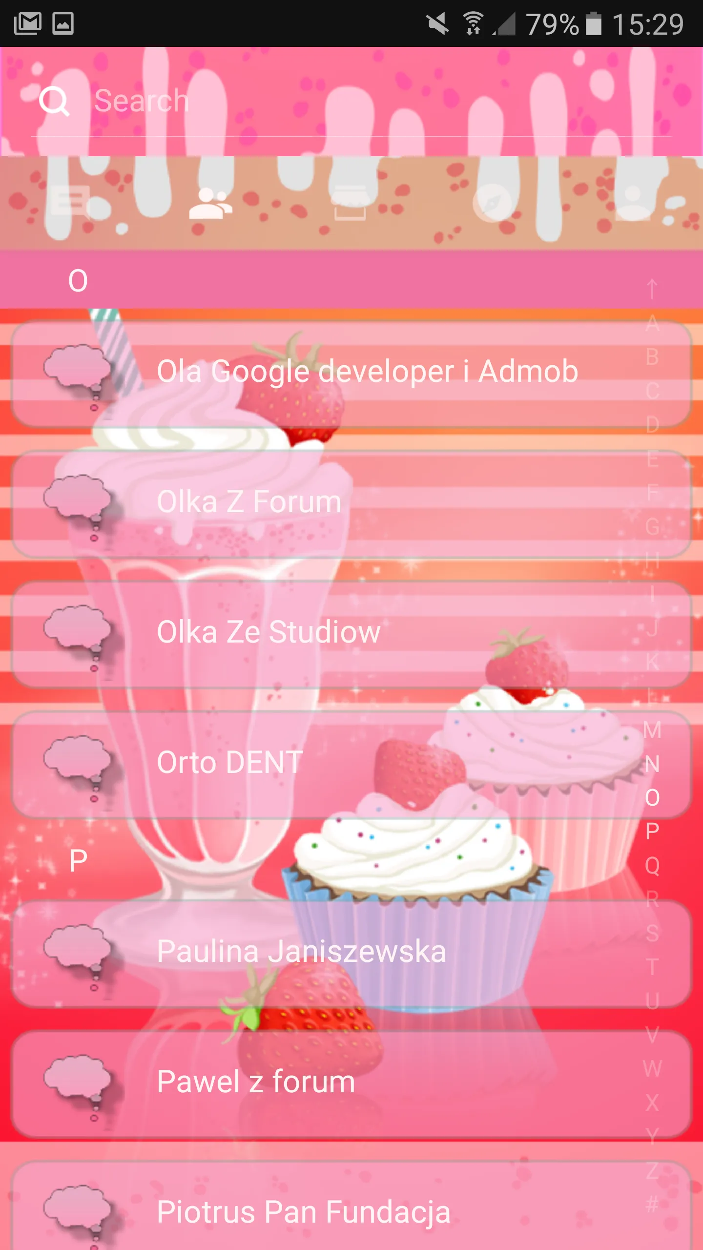 Muffin Shake Theme GO SMS Pro | Indus Appstore | Screenshot