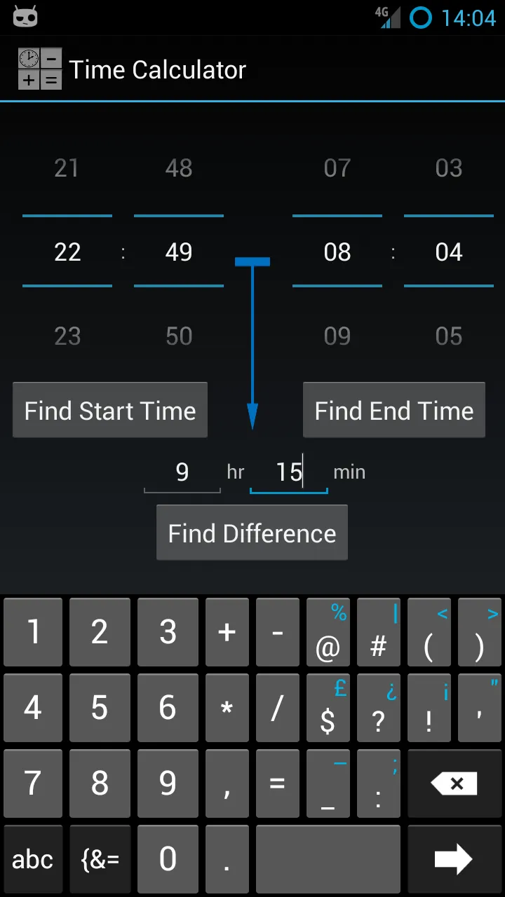 Time Calculator | Indus Appstore | Screenshot