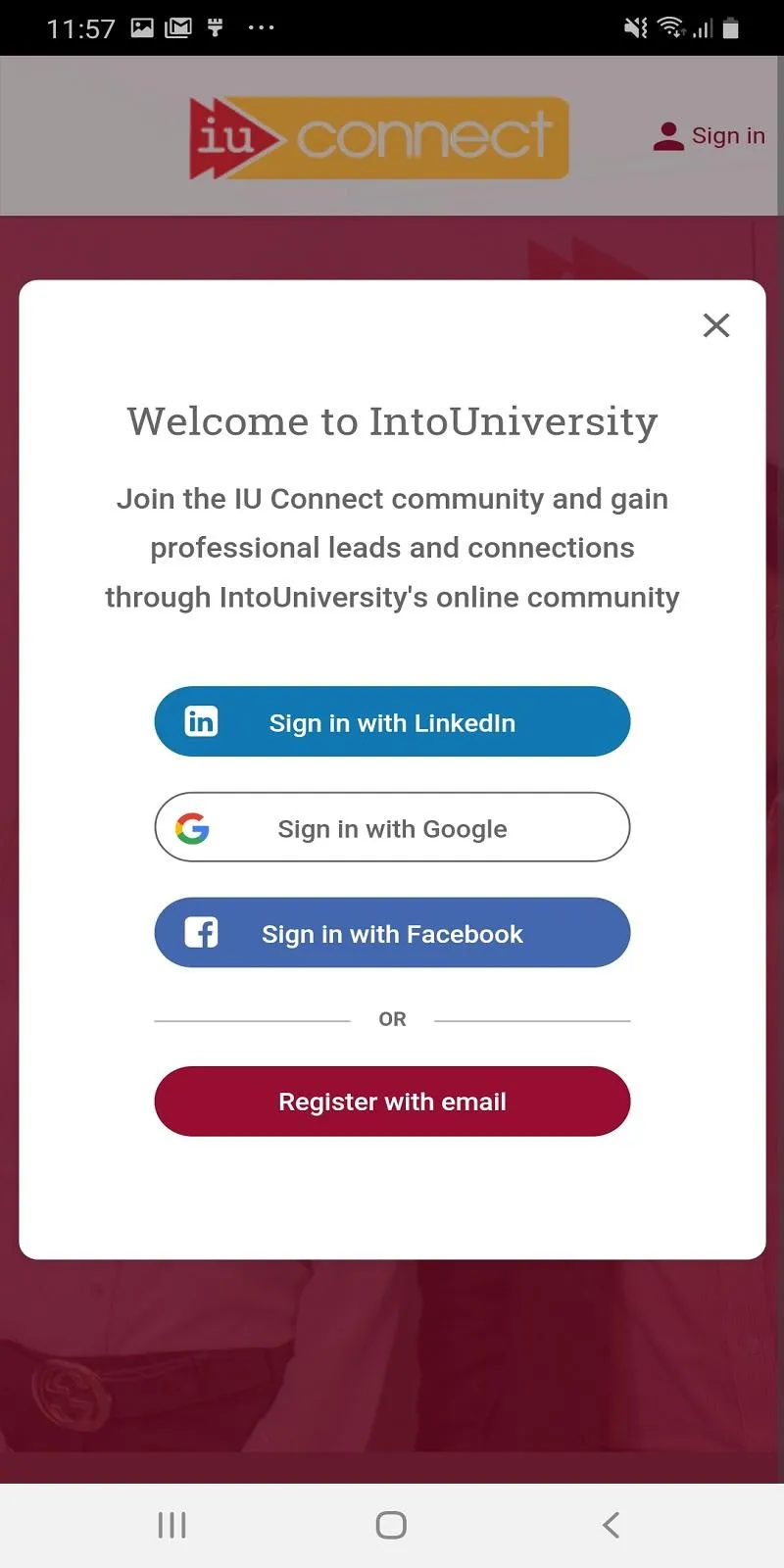 IU Connect | Indus Appstore | Screenshot