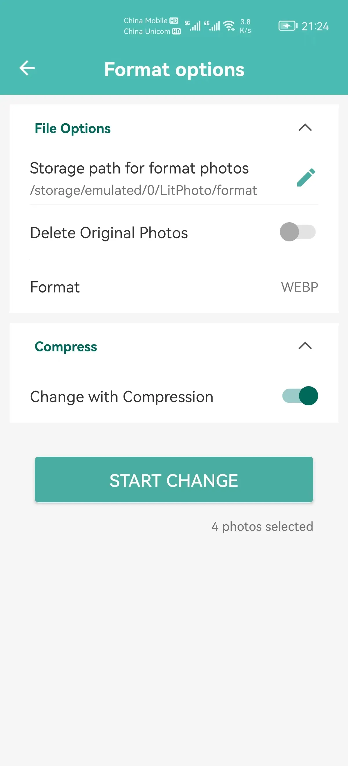 LitPhoto - Compress & Resize | Indus Appstore | Screenshot