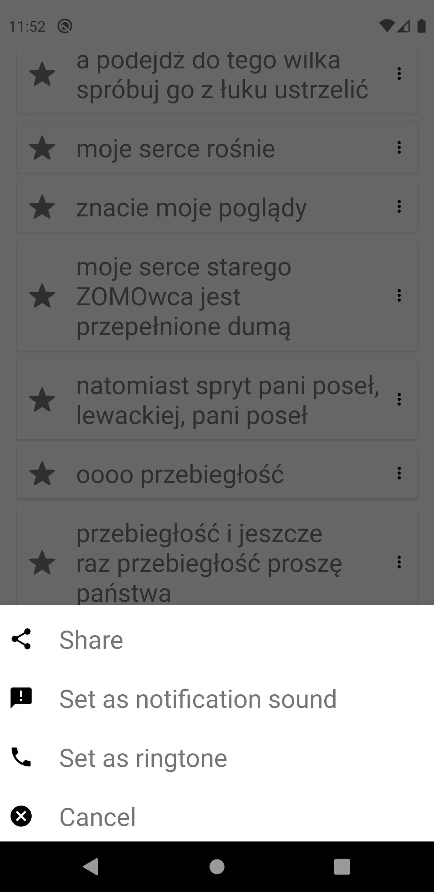 Olek Jabłonowski Soundboard | Indus Appstore | Screenshot