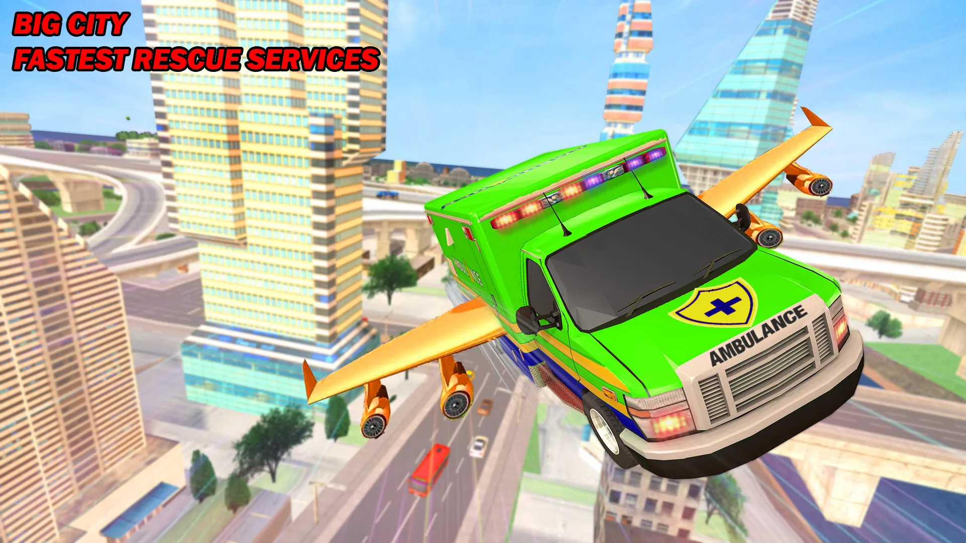 Flying Ambulance Robot Game | Indus Appstore | Screenshot