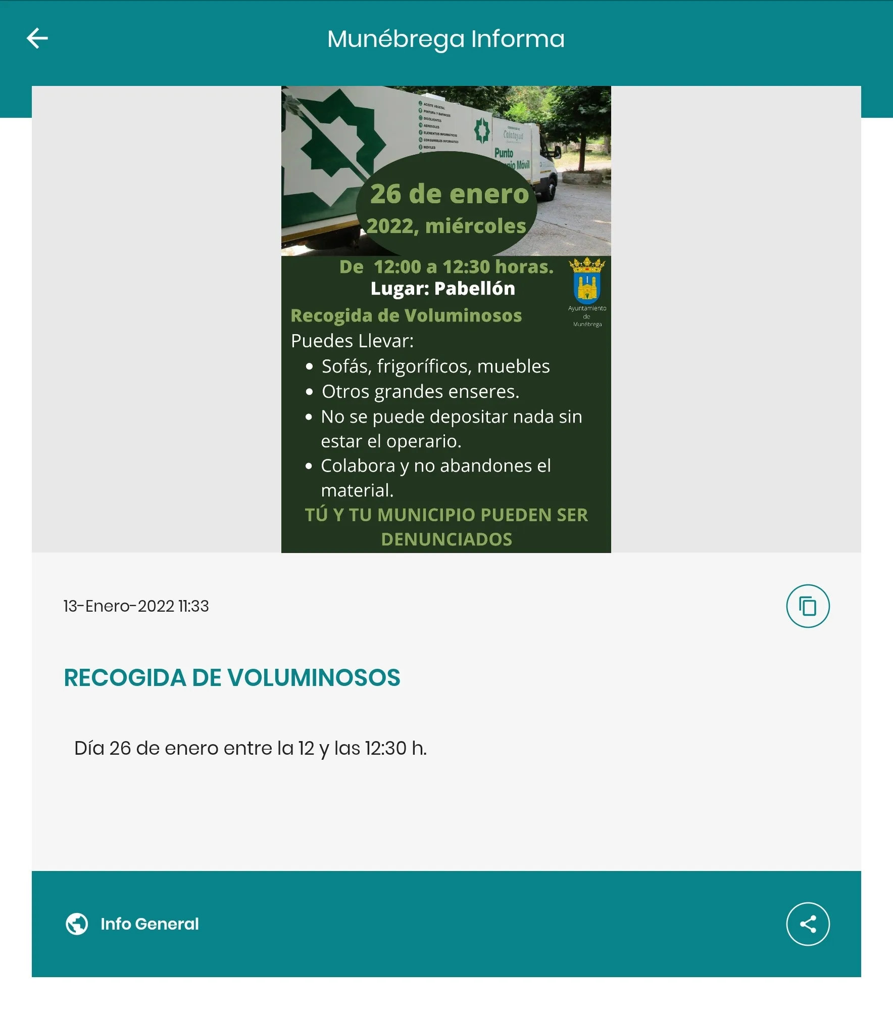 Munébrega Informa | Indus Appstore | Screenshot