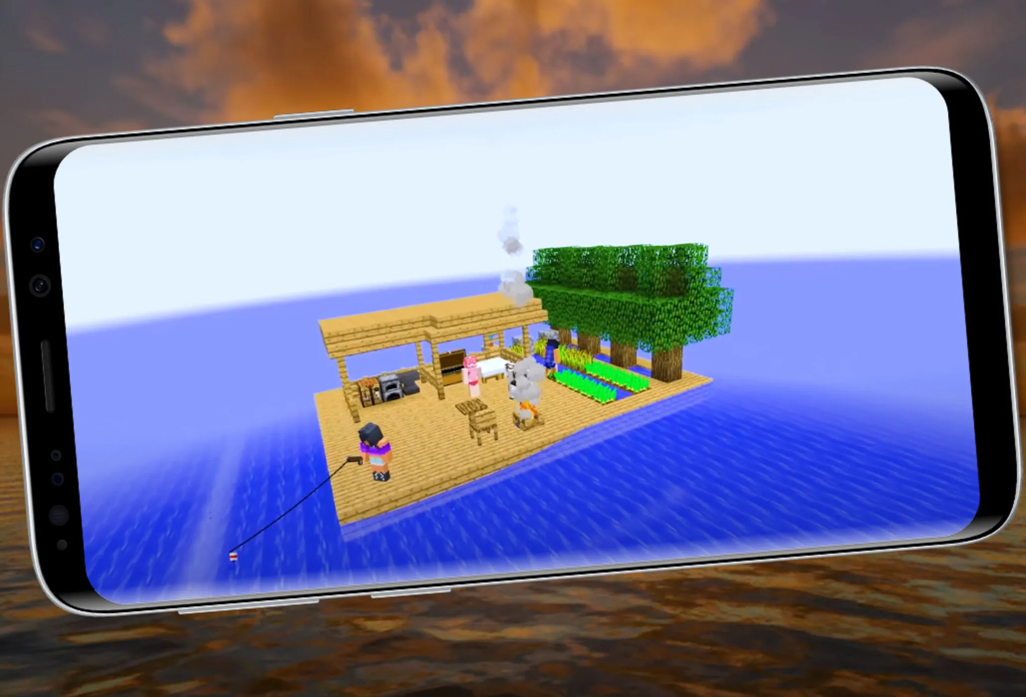 One Block Raft Survival Mod | Indus Appstore | Screenshot