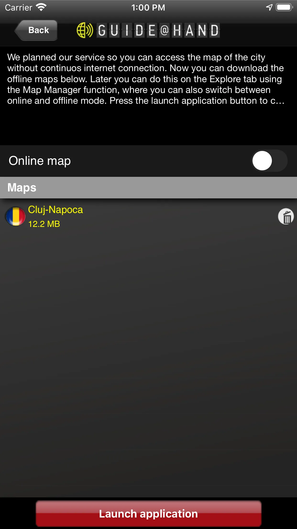 Cluj-Napoca GUIDE@HAND | Indus Appstore | Screenshot