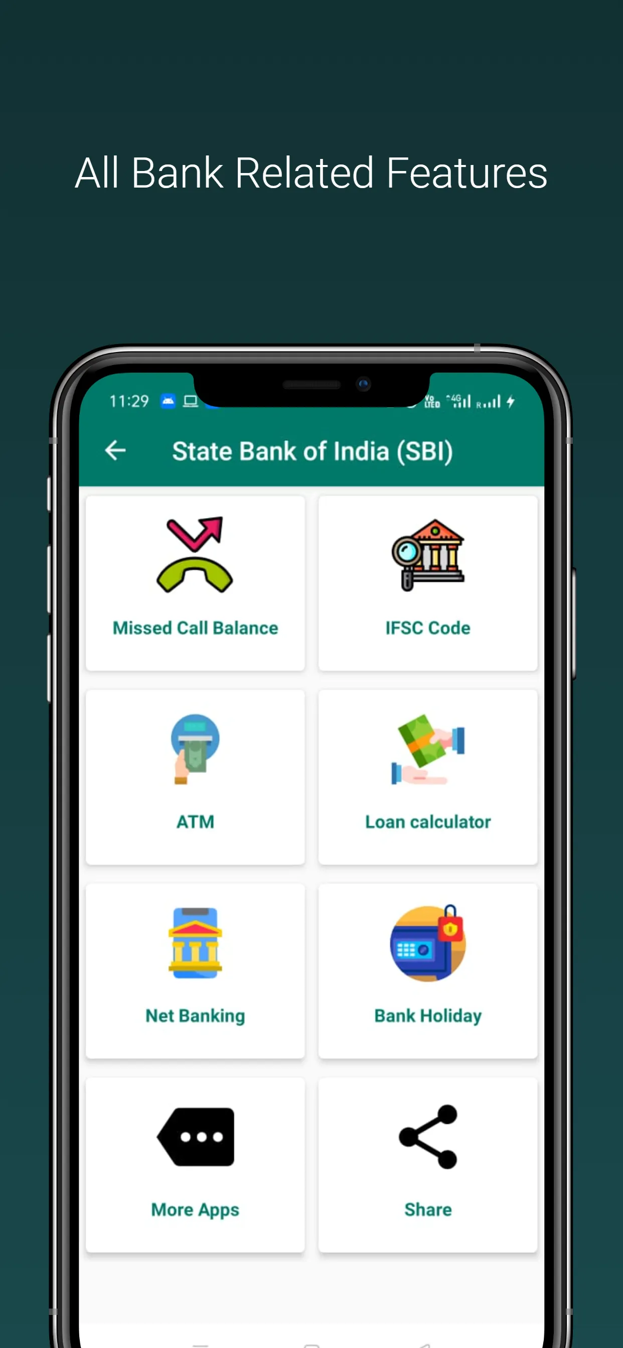 All Indian Bank Details | Indus Appstore | Screenshot