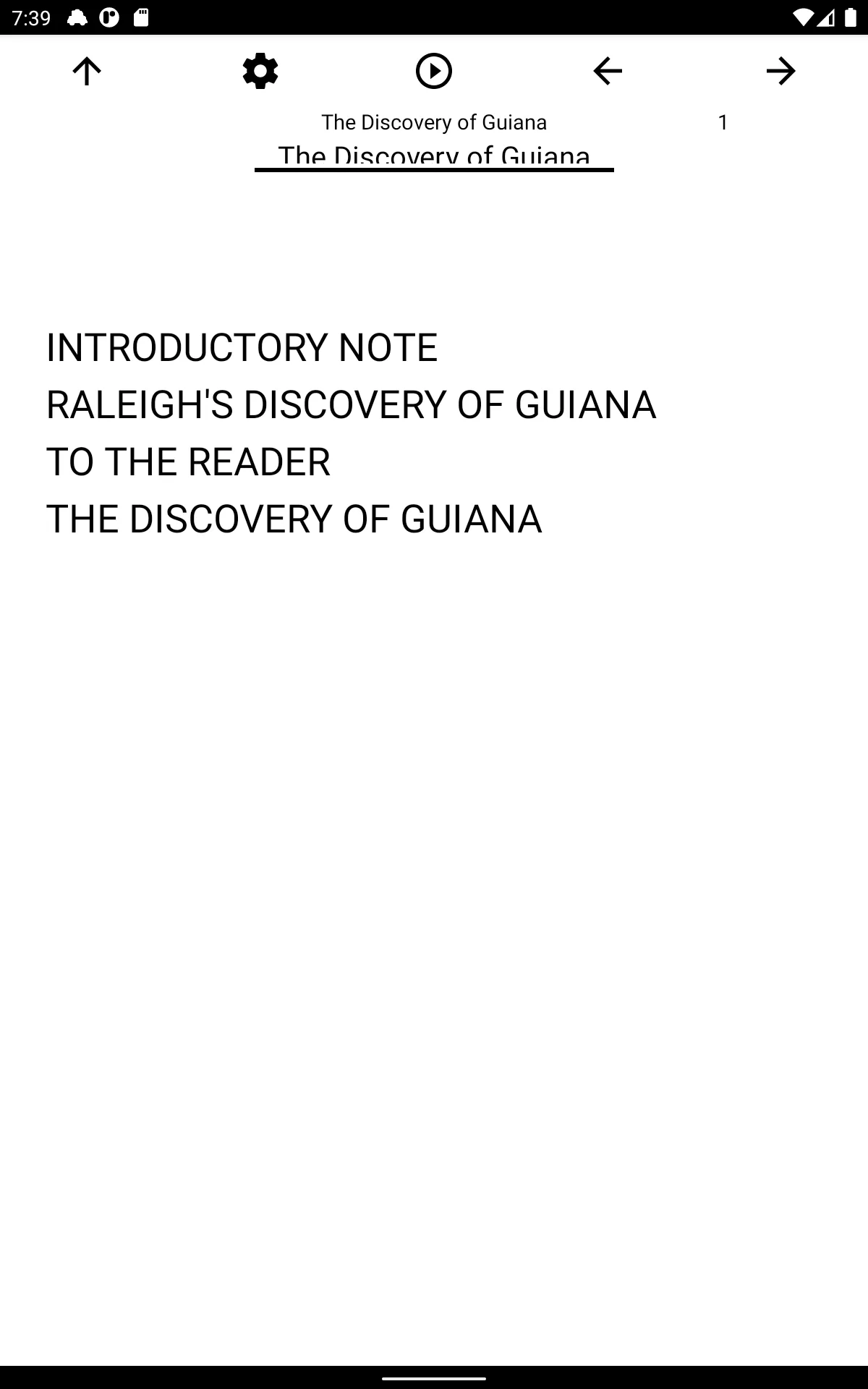 Book, The Discovery of Guiana | Indus Appstore | Screenshot