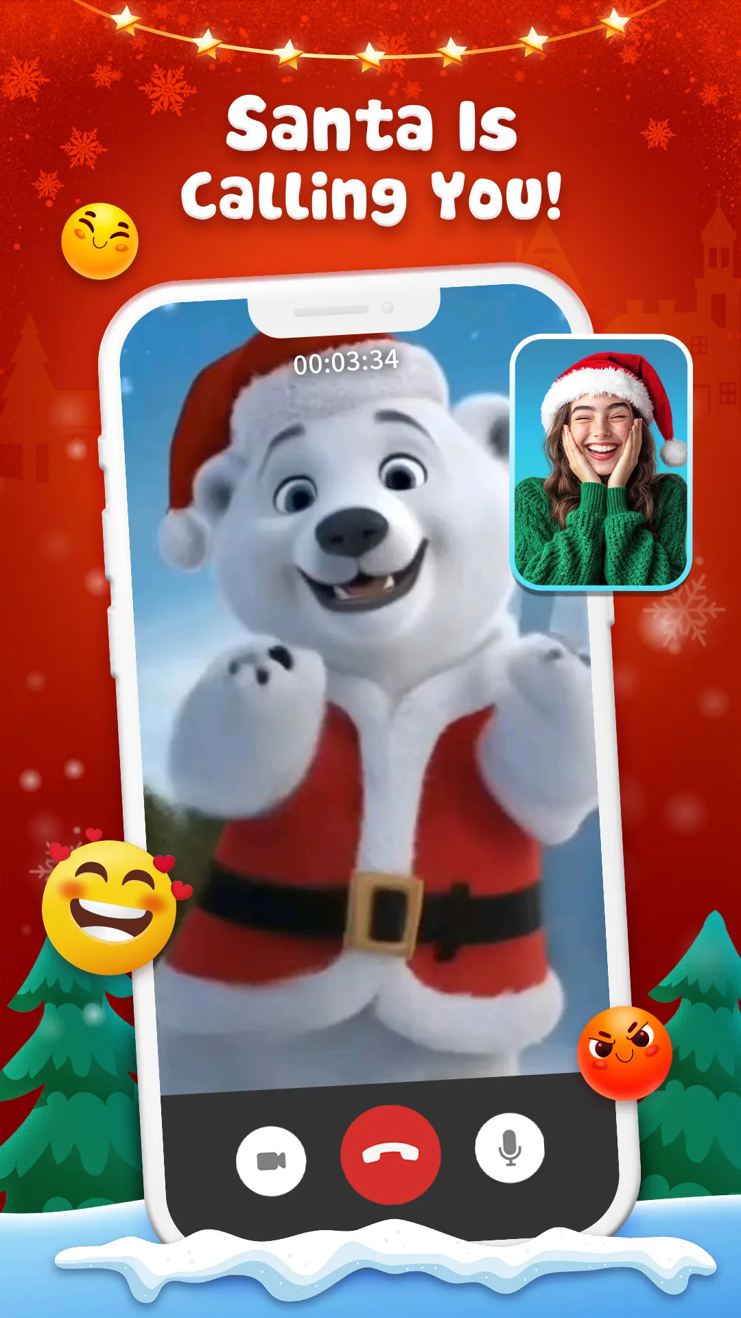 Merry Call From Santa Claus | Indus Appstore | Screenshot