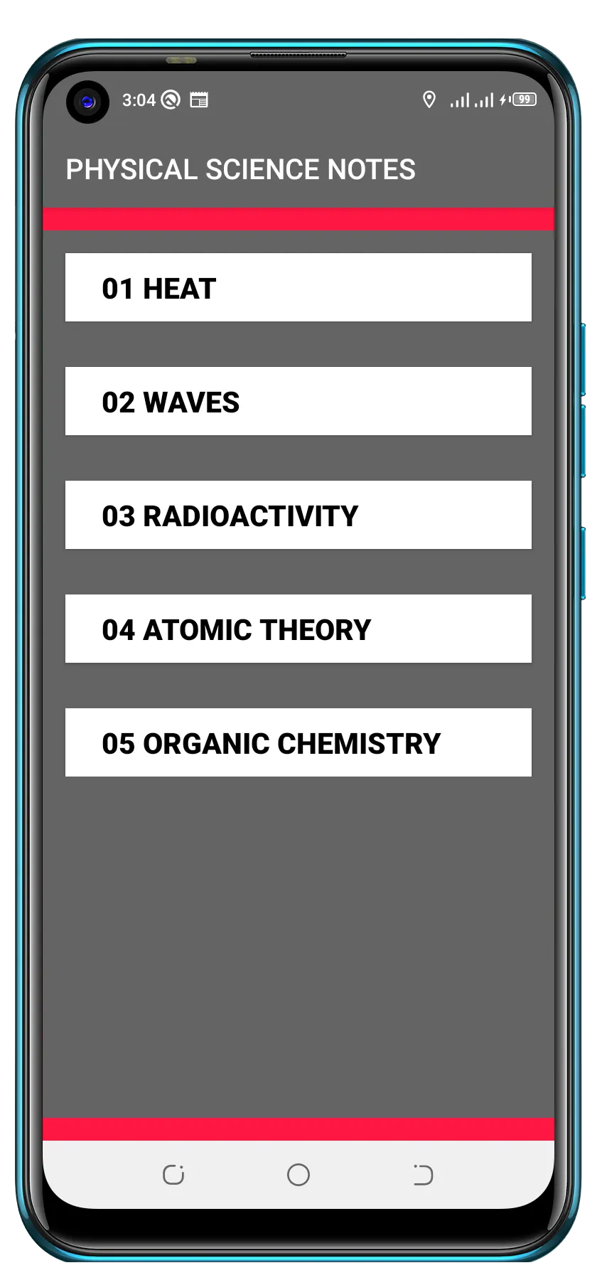 PHYSICAL SCIENCE NOTES | Indus Appstore | Screenshot