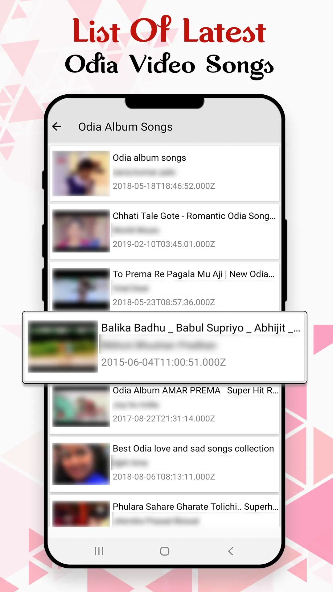 Odia Songs: Odia Video: Odia J | Indus Appstore | Screenshot