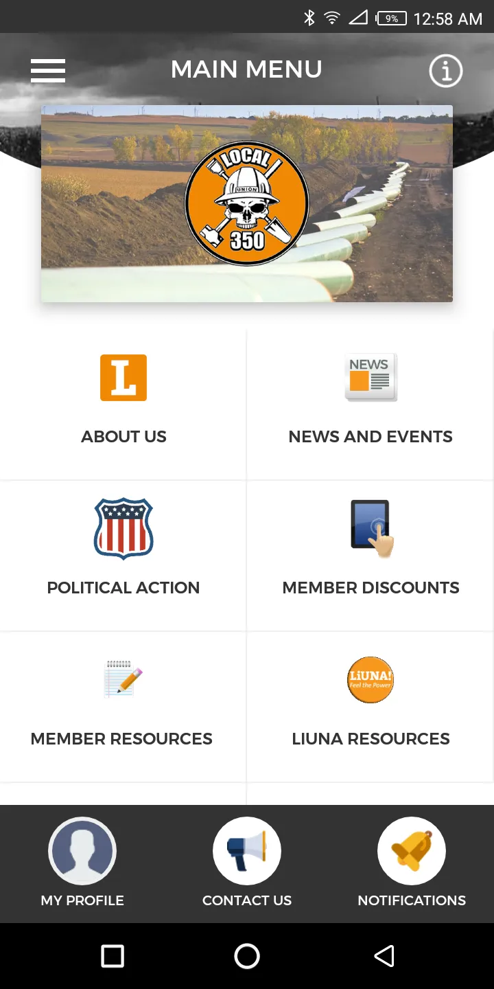 LiUNA 350 | Indus Appstore | Screenshot