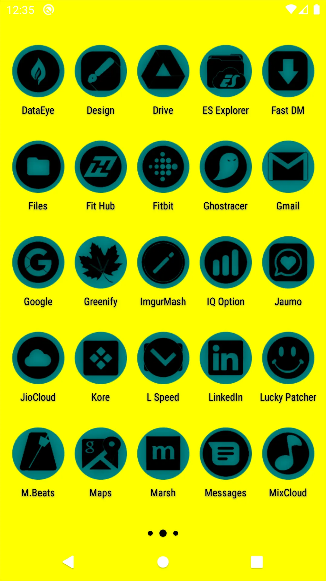 Oreo Teal Icon Pack P2 | Indus Appstore | Screenshot