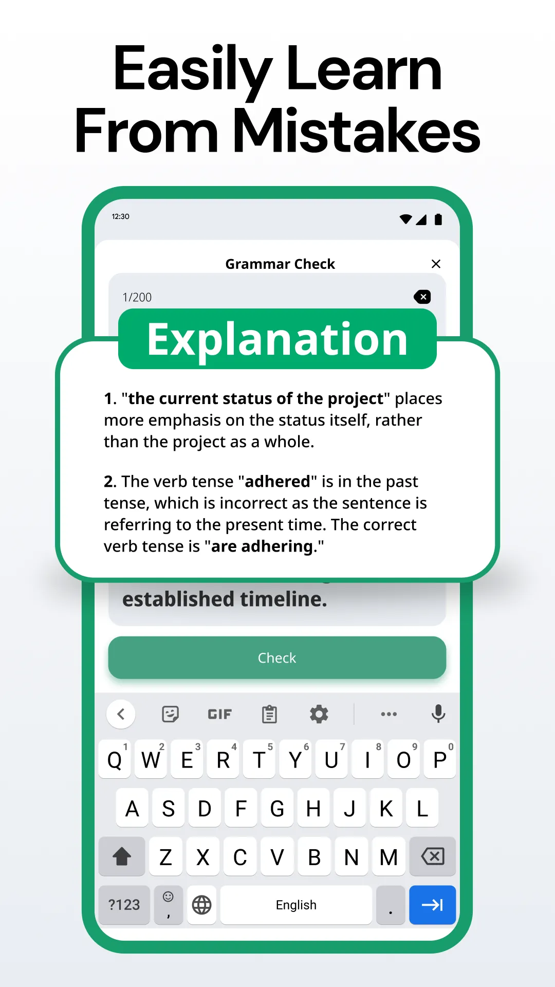 Grammar Check by AI Writing | Indus Appstore | Screenshot