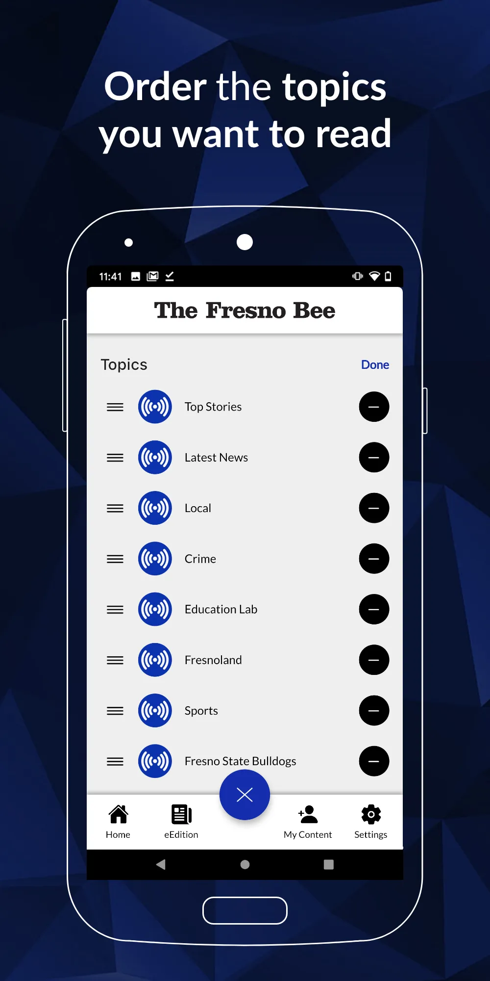 Fresno Bee newspaper | Indus Appstore | Screenshot