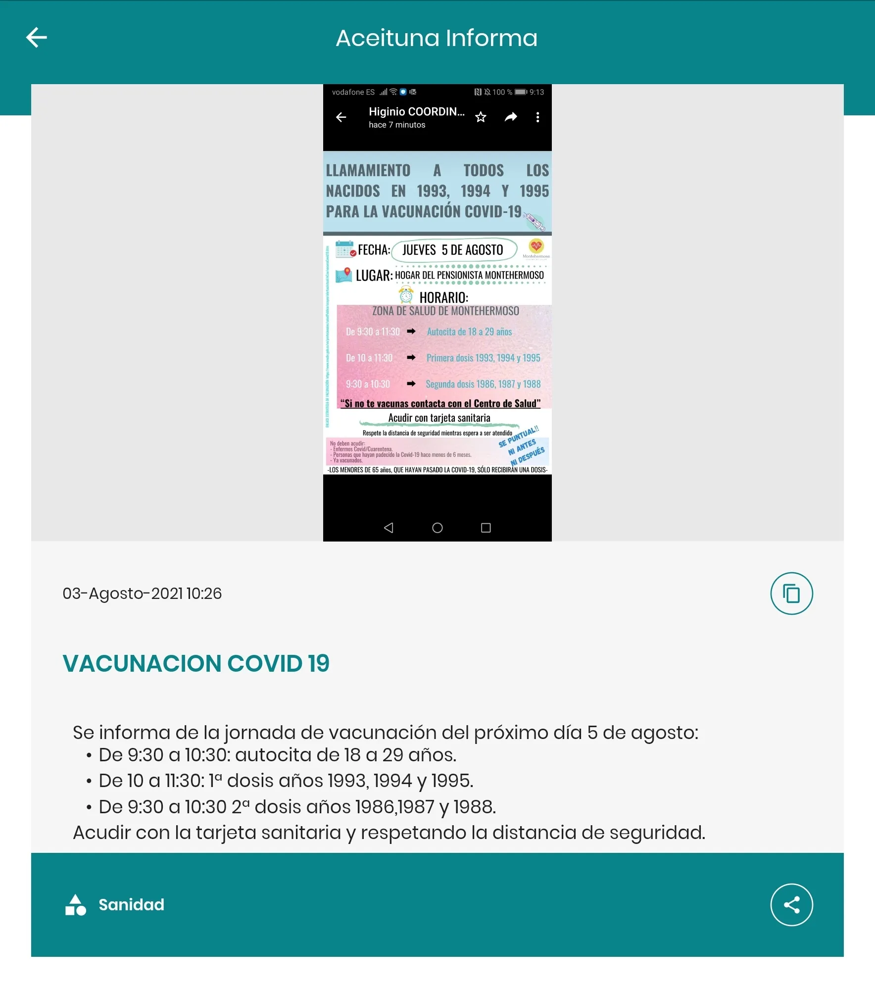 Aceituna Informa | Indus Appstore | Screenshot