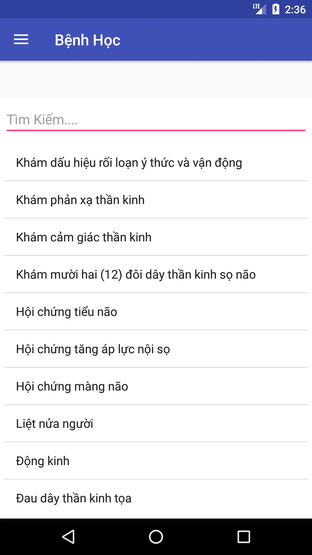 Bệnh học (Benh Hoc) | Indus Appstore | Screenshot