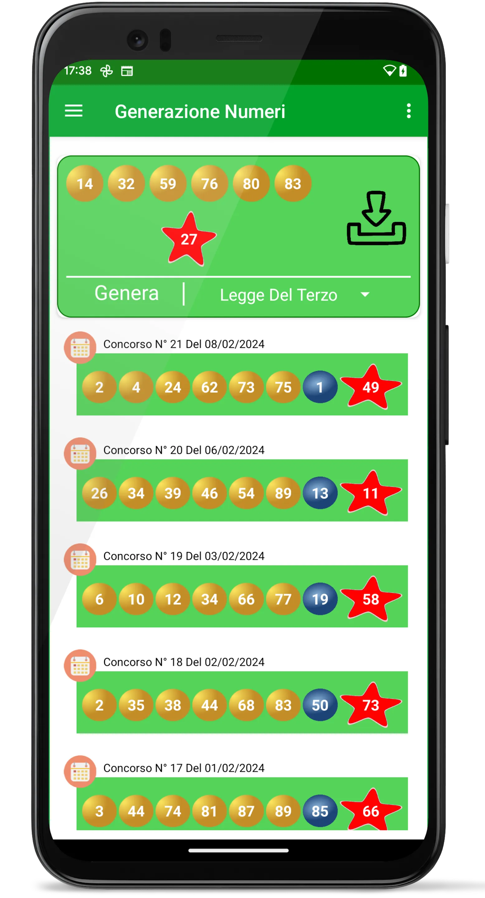 SuperEnalotto - Sistemi | Indus Appstore | Screenshot