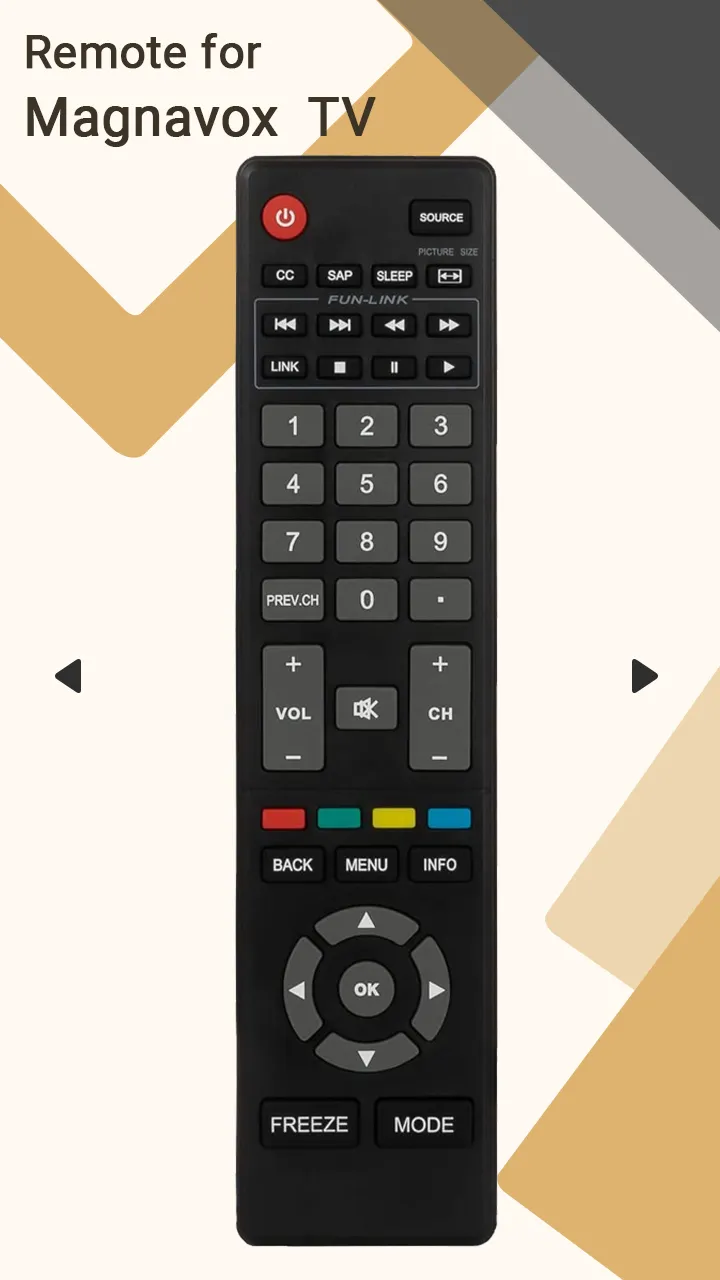 Remote for Magnavox TV | Indus Appstore | Screenshot