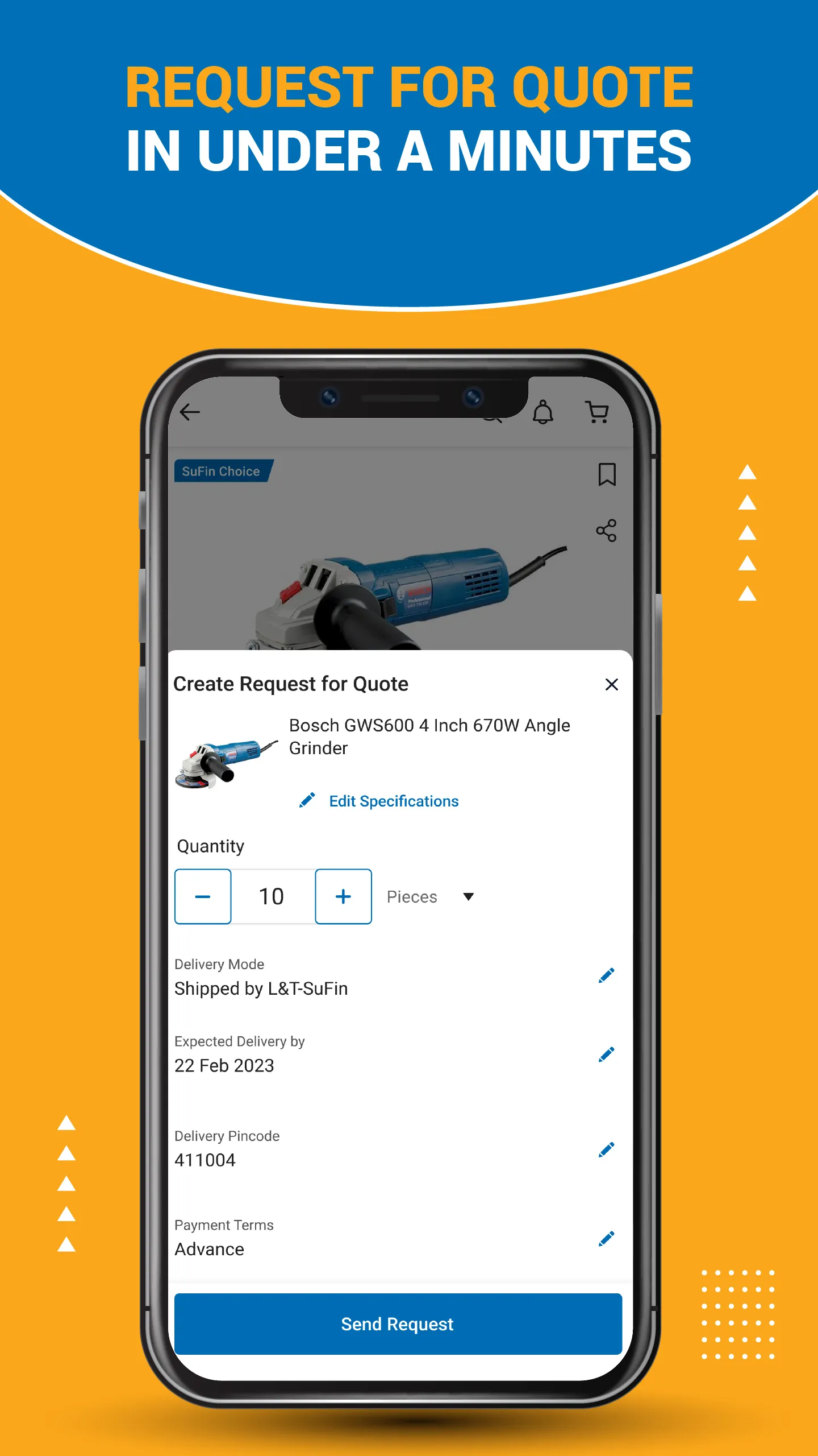 L&TSuFin B2B Bulk Purchase App | Indus Appstore | Screenshot