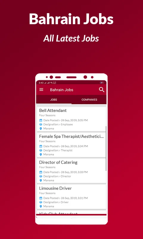Bahrain Jobs | Indus Appstore | Screenshot