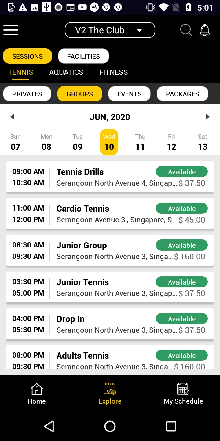 JogaApp: Schedule Management | Indus Appstore | Screenshot